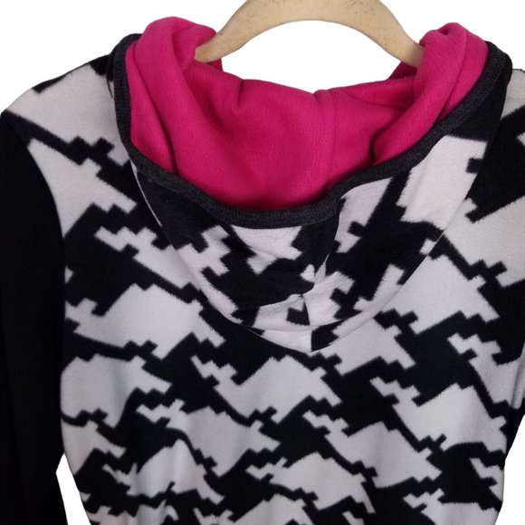 DKNY Houndstooth Hoodie dress size medium - Picture 6 of 9